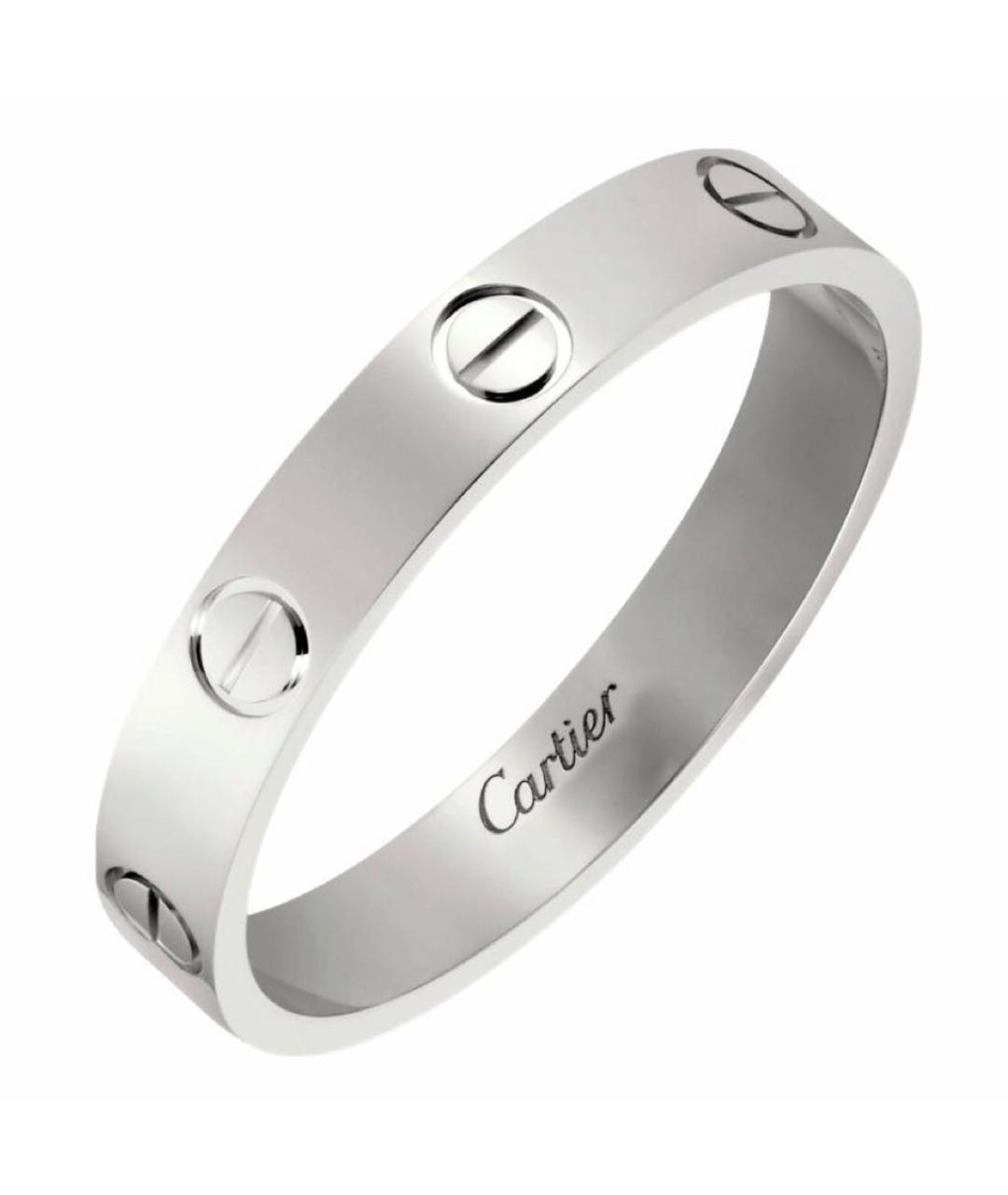 CARTIER Серебряное кольцо из белого золота, фото 1