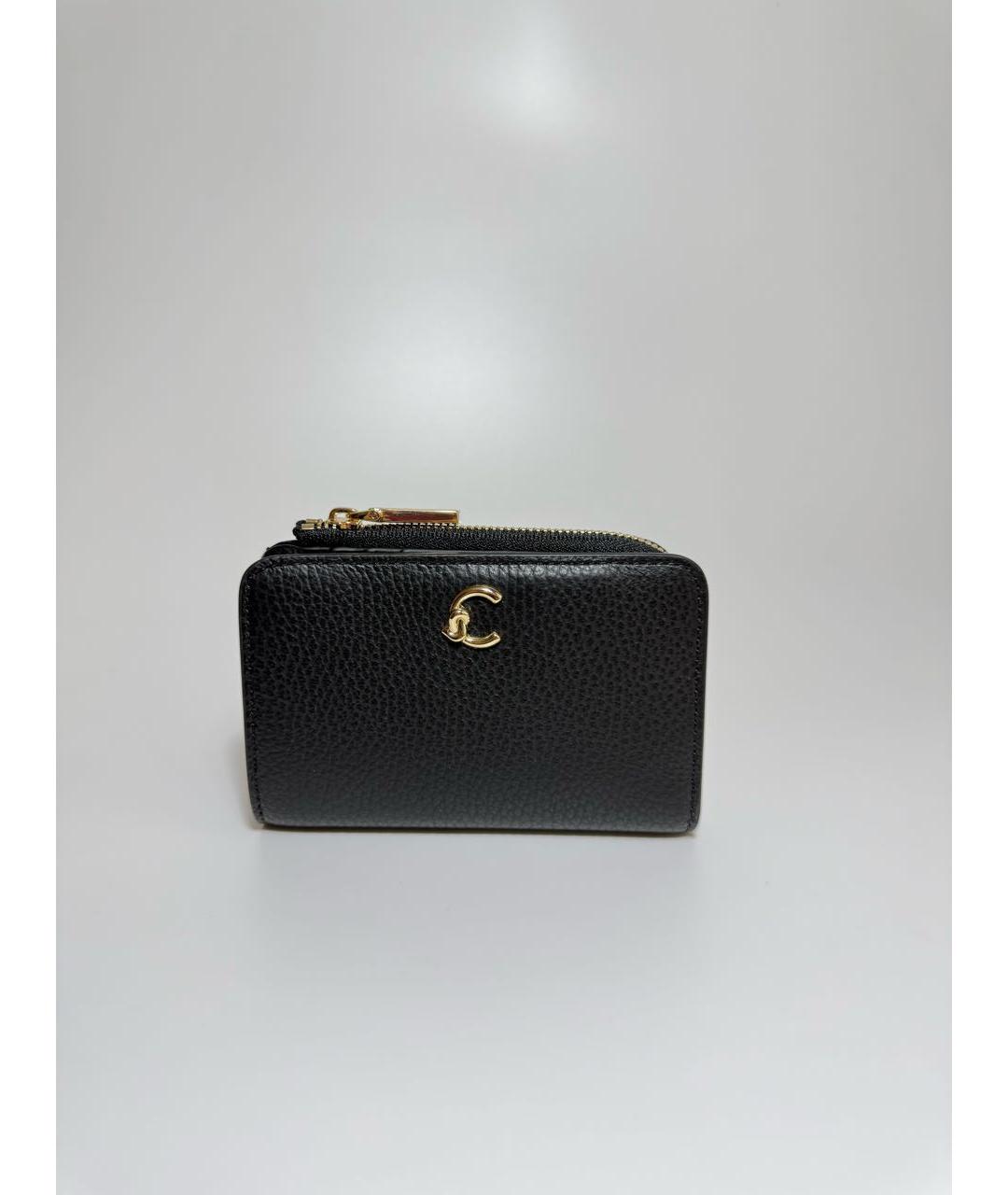 COCCINELLE Черный кожаный кошелек, фото 6