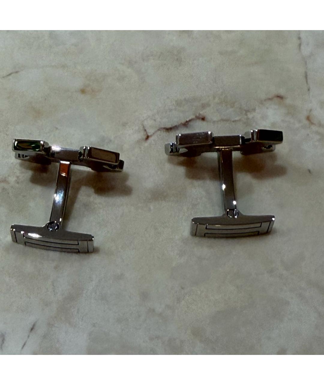HERMES Черные керамические запонки, фото 2