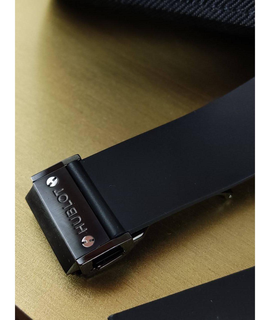 HUBLOT Черные керамические часы, фото 2