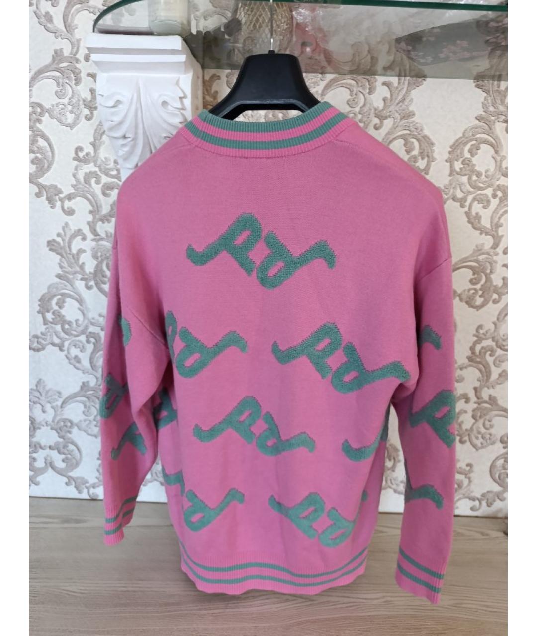 PINKO Розовый вискозный кардиган, фото 2