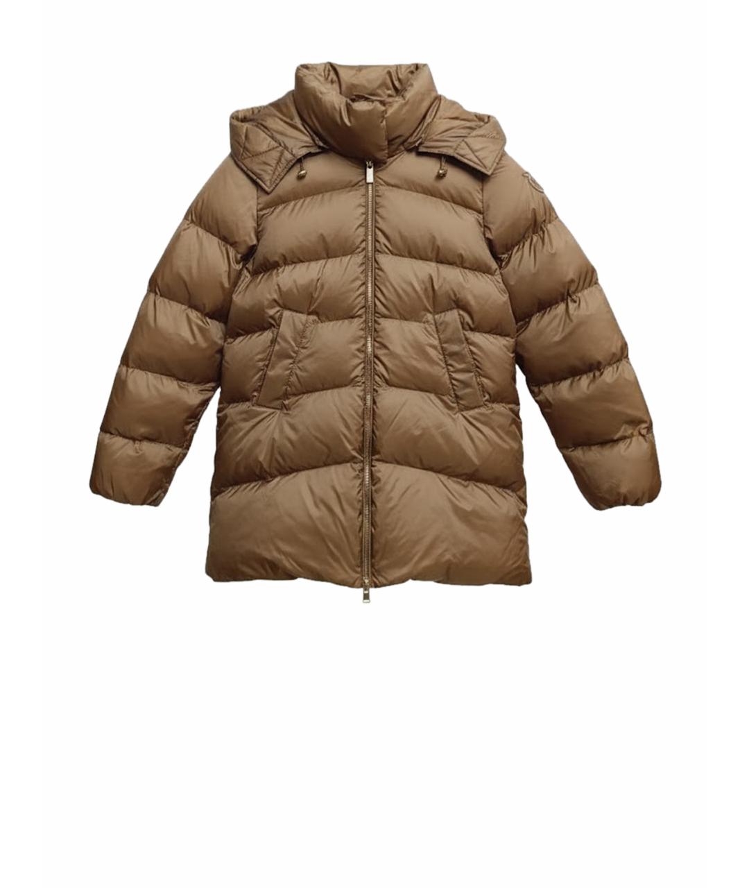 PINKO Коричневый полиэстеровый пуховик, фото 1