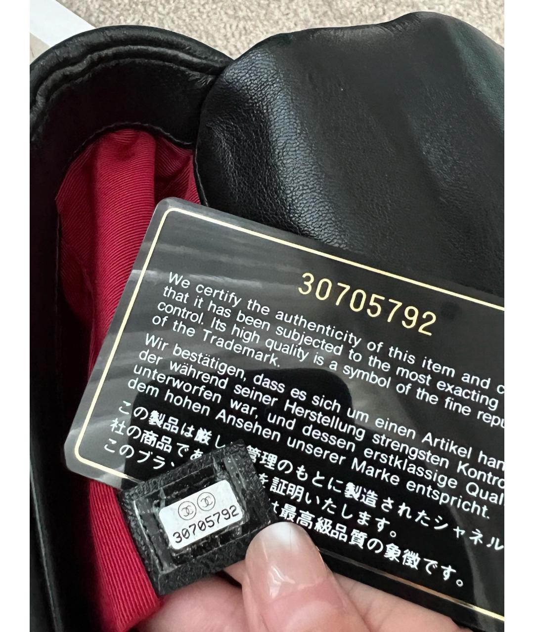 CHANEL Черная кожаная сумка через плечо, фото 7