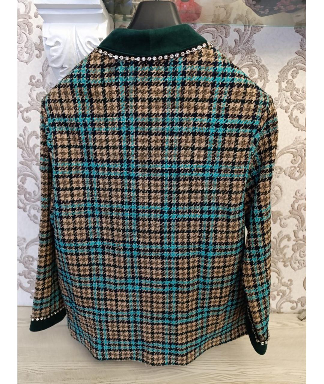 PINKO Зеленый хлопковый кардиган, фото 2