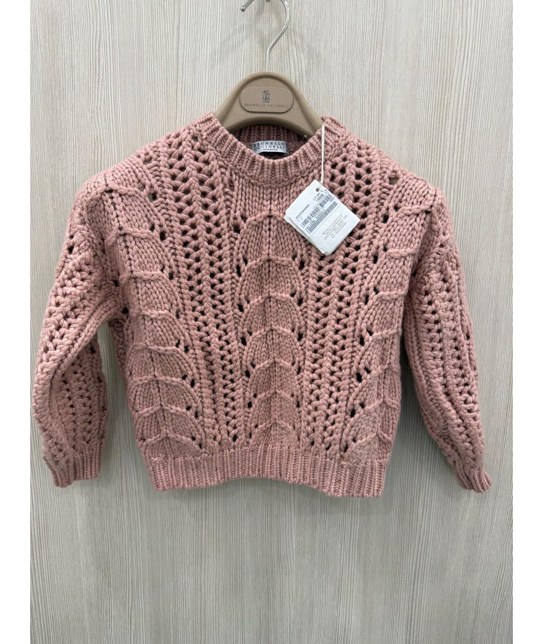 BRUNELLO CUCINELLI Розовая кашемировая рубашка/блузка, фото 5