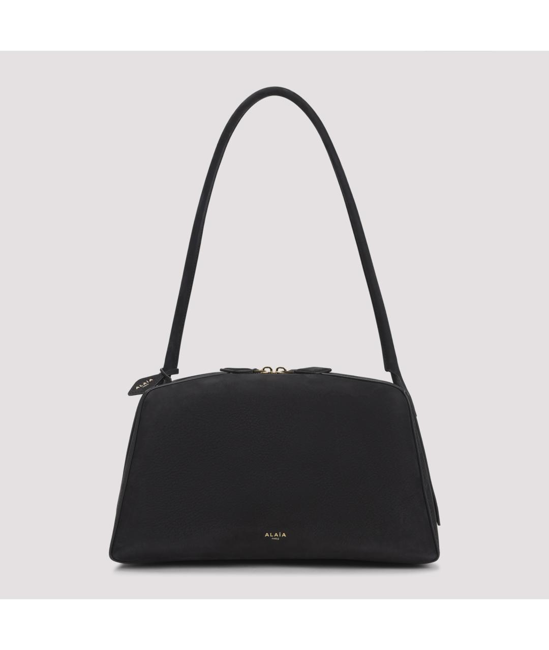 ALAIA Черная кожаная сумка через плечо, фото 2