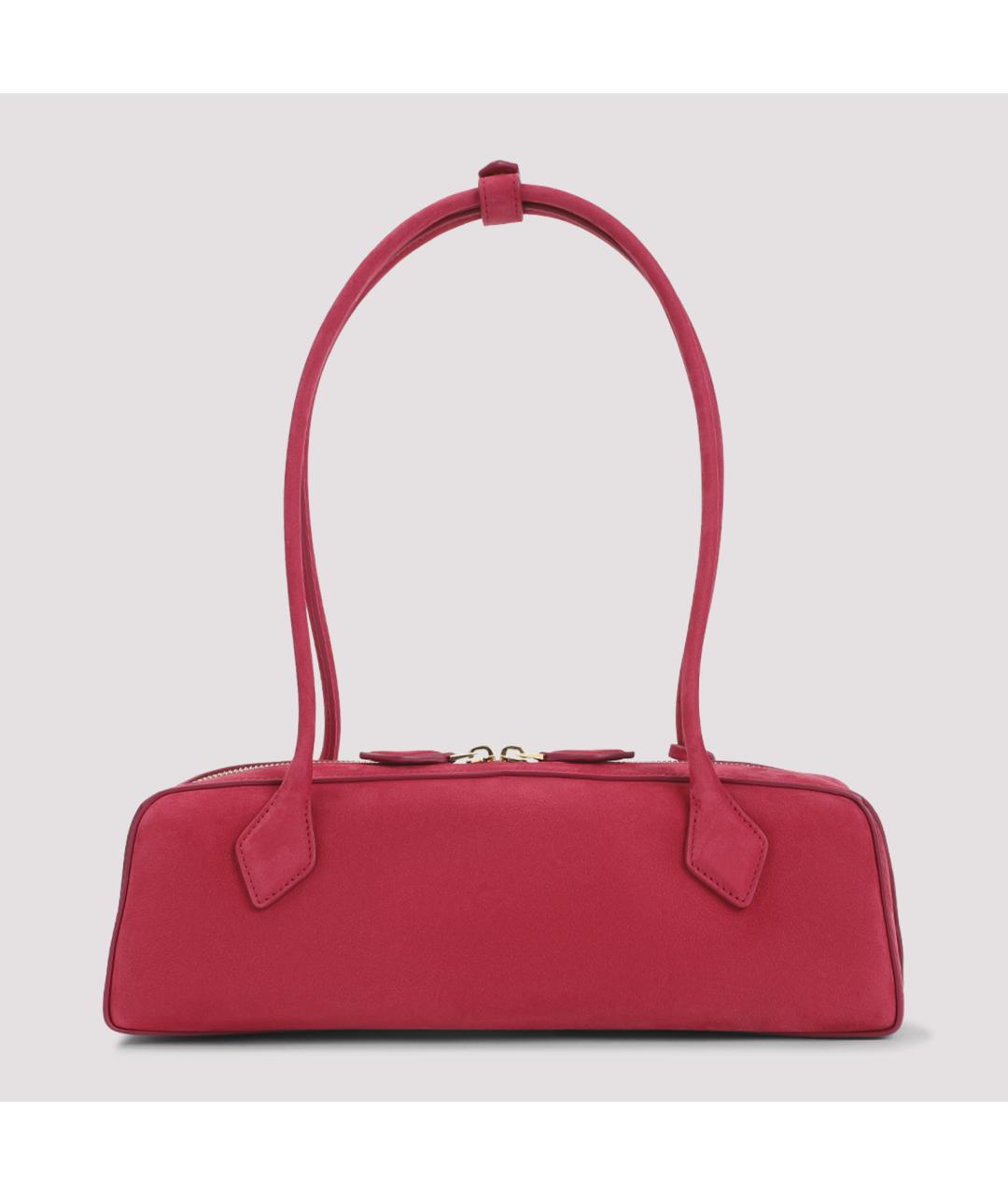 ALAIA Розовая кожаная сумка через плечо, фото 4