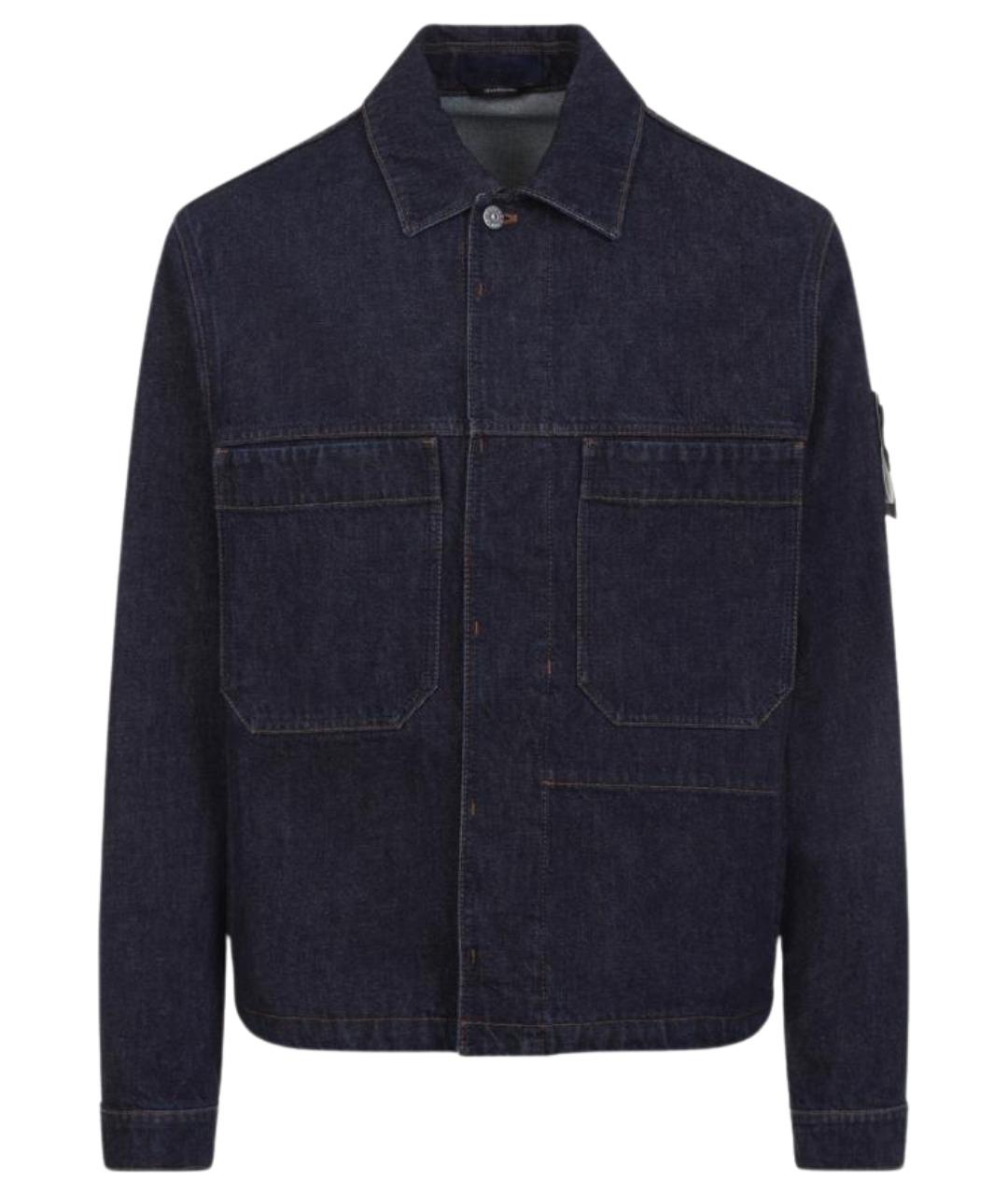 STONE ISLAND Синяя хлопковая куртка, фото 1