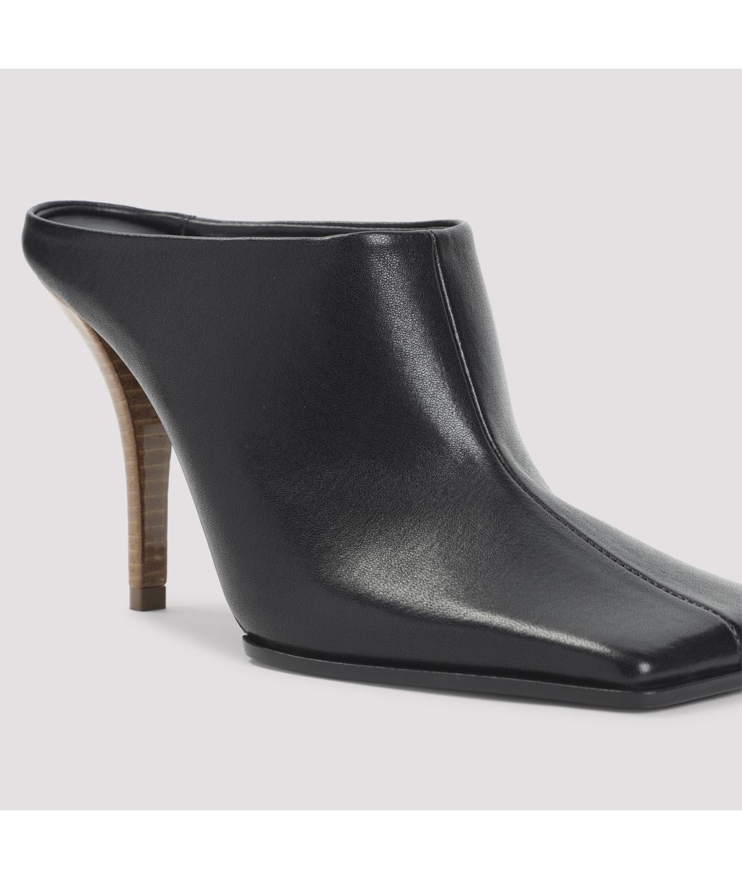 ALAIA Черные кожаные мюли, фото 6