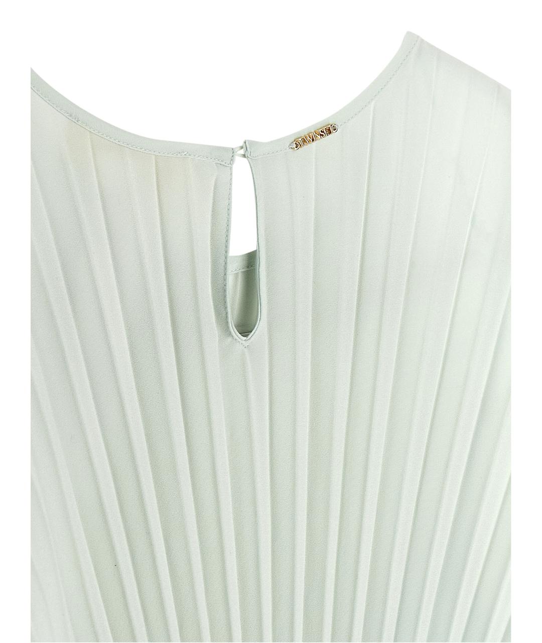 TWIN-SET Голубое полиэстеровое платье, фото 5