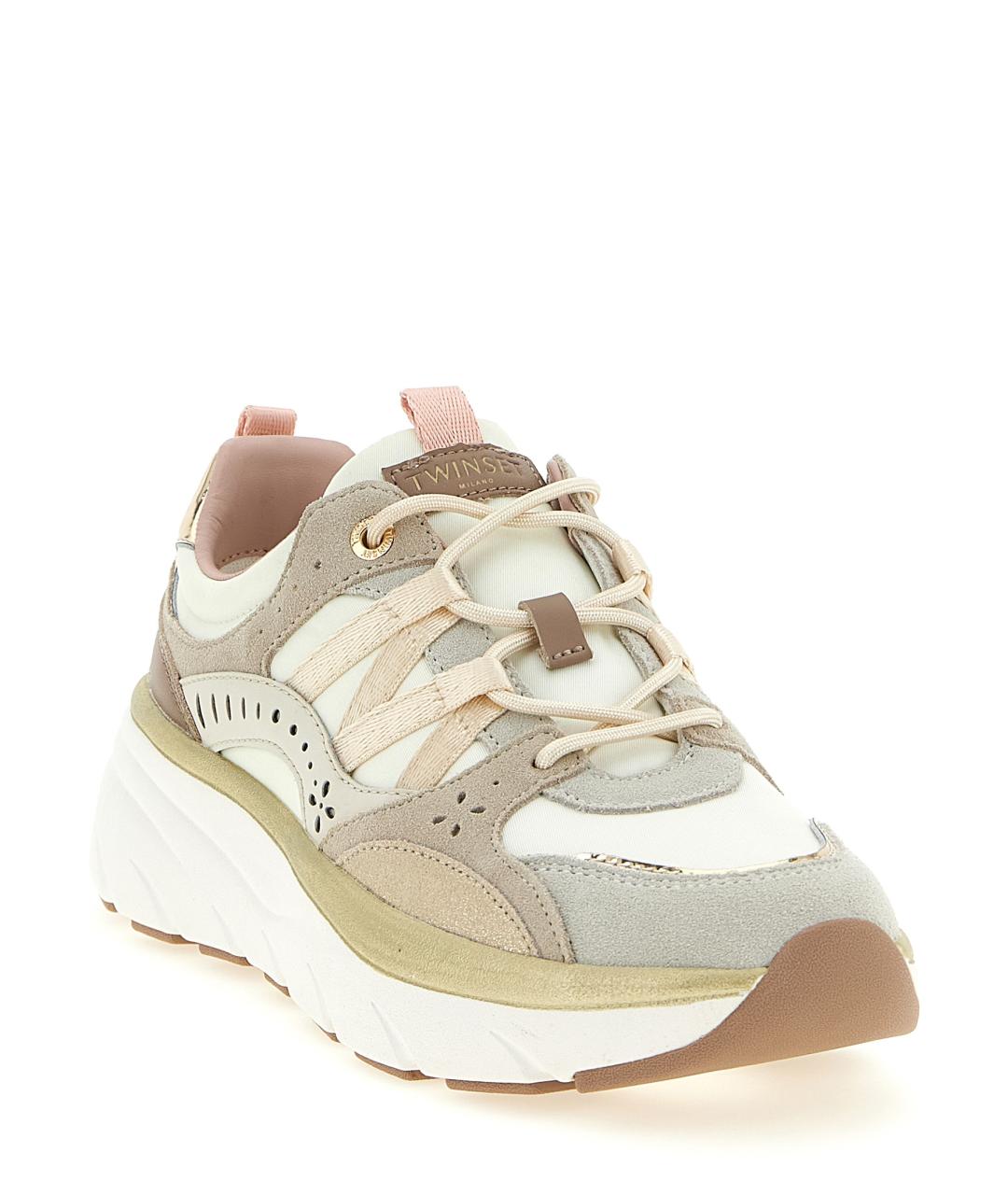 TWIN-SET Мульти замшевые кроссовки, фото 2