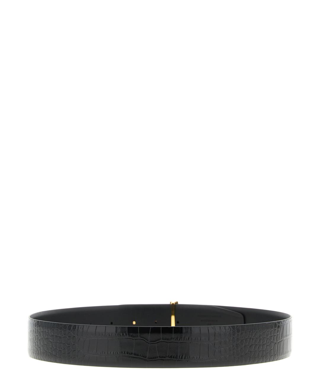 TOM FORD Черный кожаный ремень, фото 3