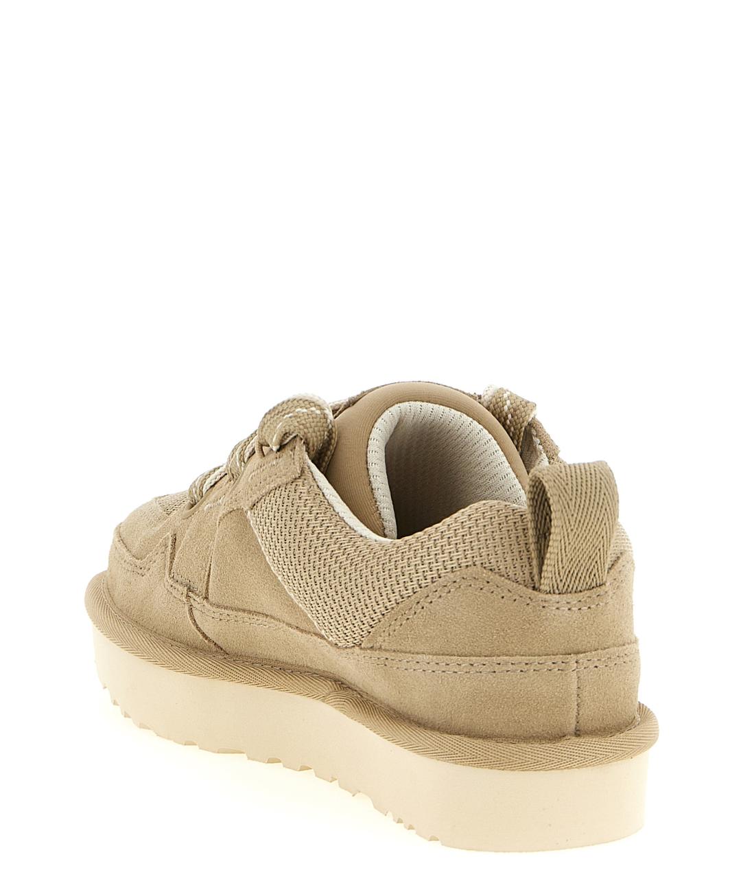 UGG AUSTRALIA Бежевые замшевые кроссовки, фото 3