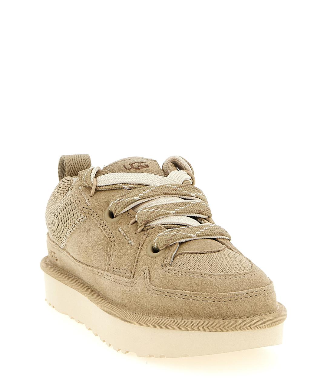 UGG AUSTRALIA Бежевые замшевые кроссовки, фото 2