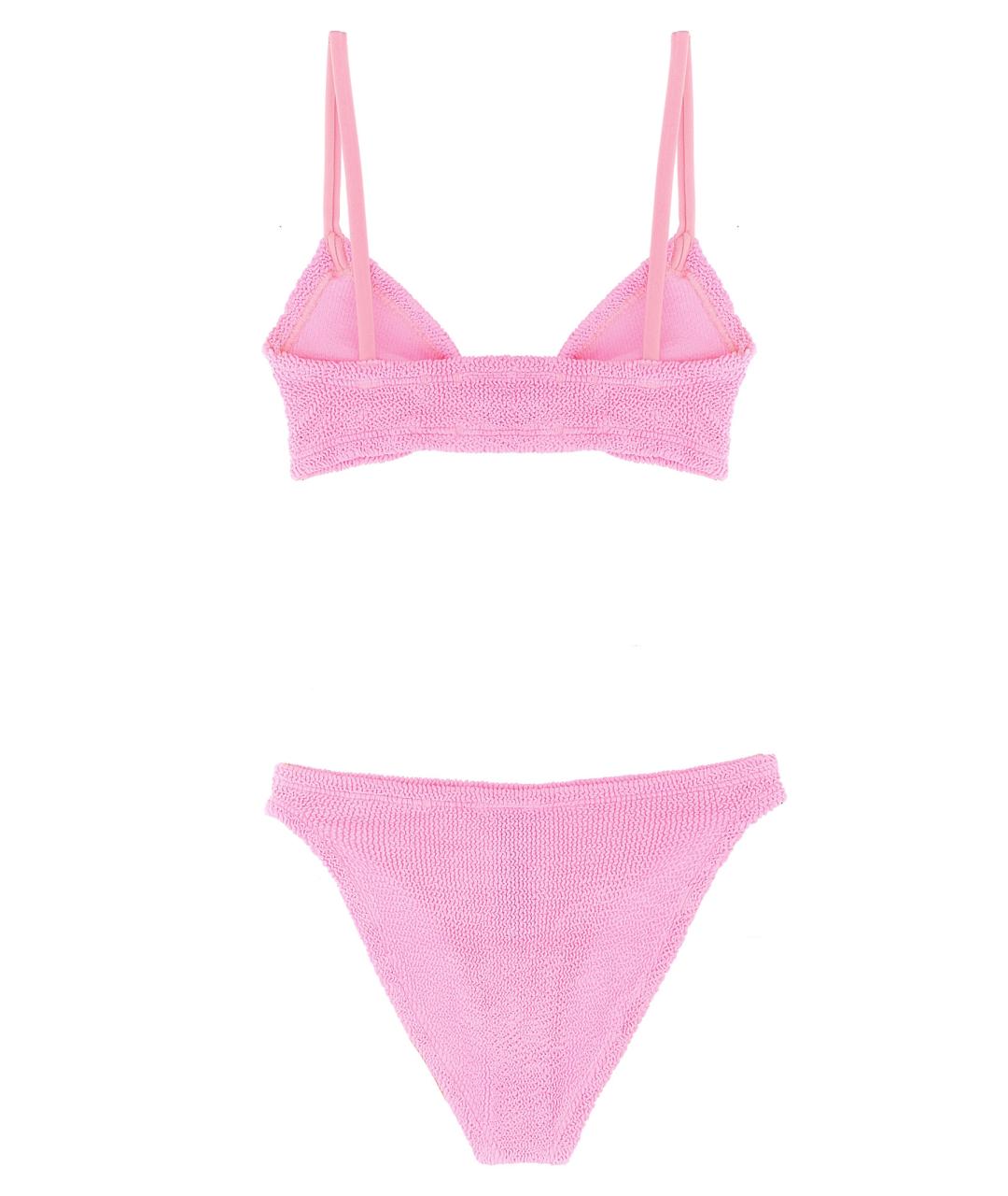 HUNZA G Фуксия полиамидовый купальник, фото 2