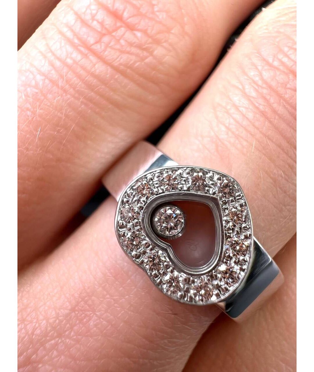 CHOPARD Серое кольцо из белого золота, фото 3