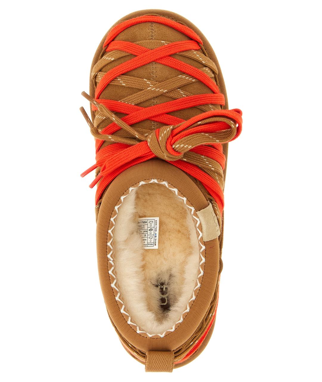 UGG AUSTRALIA Коричневые замшевые низкие ботинки, фото 4