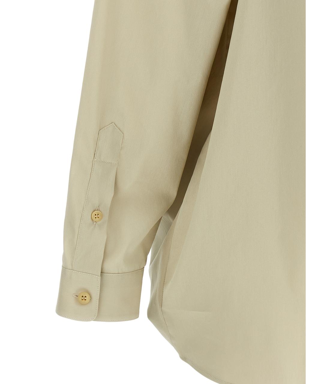 DARKPARK Бежевая хлопковая блузы, фото 4