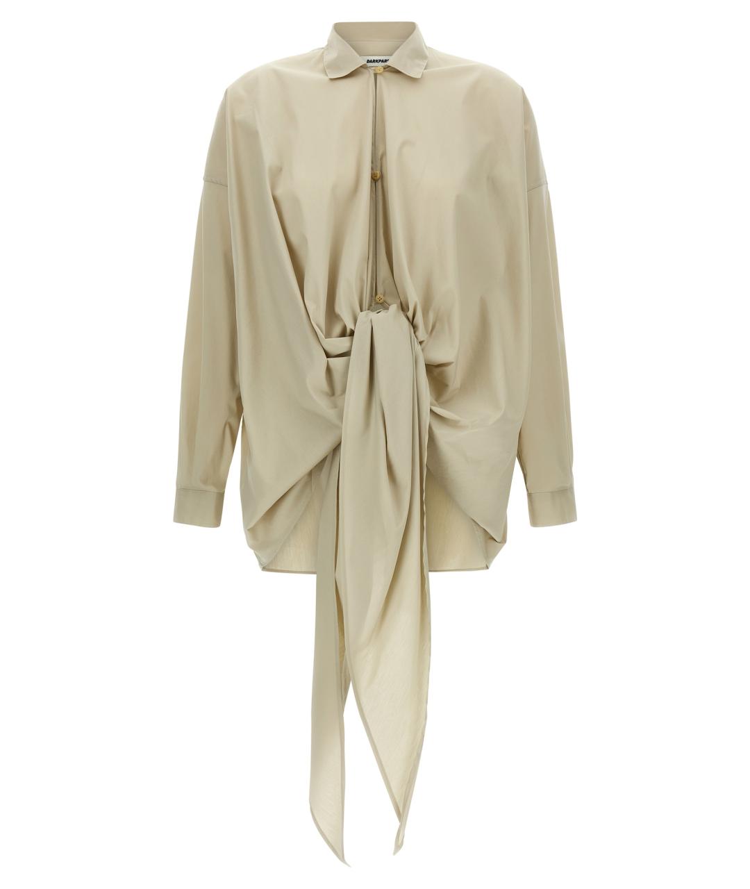 DARKPARK Бежевая хлопковая блузы, фото 1