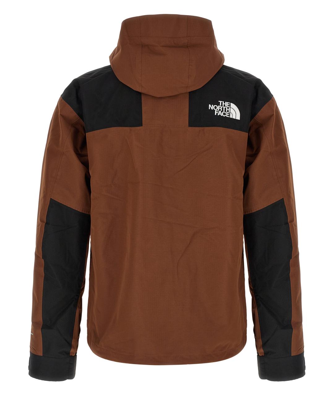 THE NORTH FACE Коричневая полиэстеровая куртка, фото 2