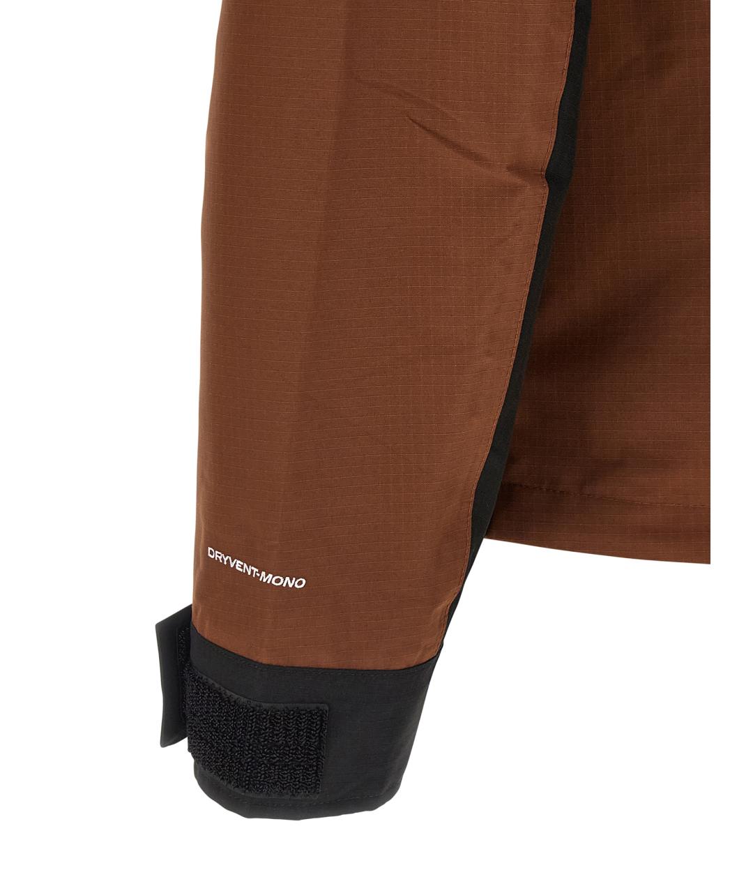 THE NORTH FACE Коричневая полиэстеровая куртка, фото 4