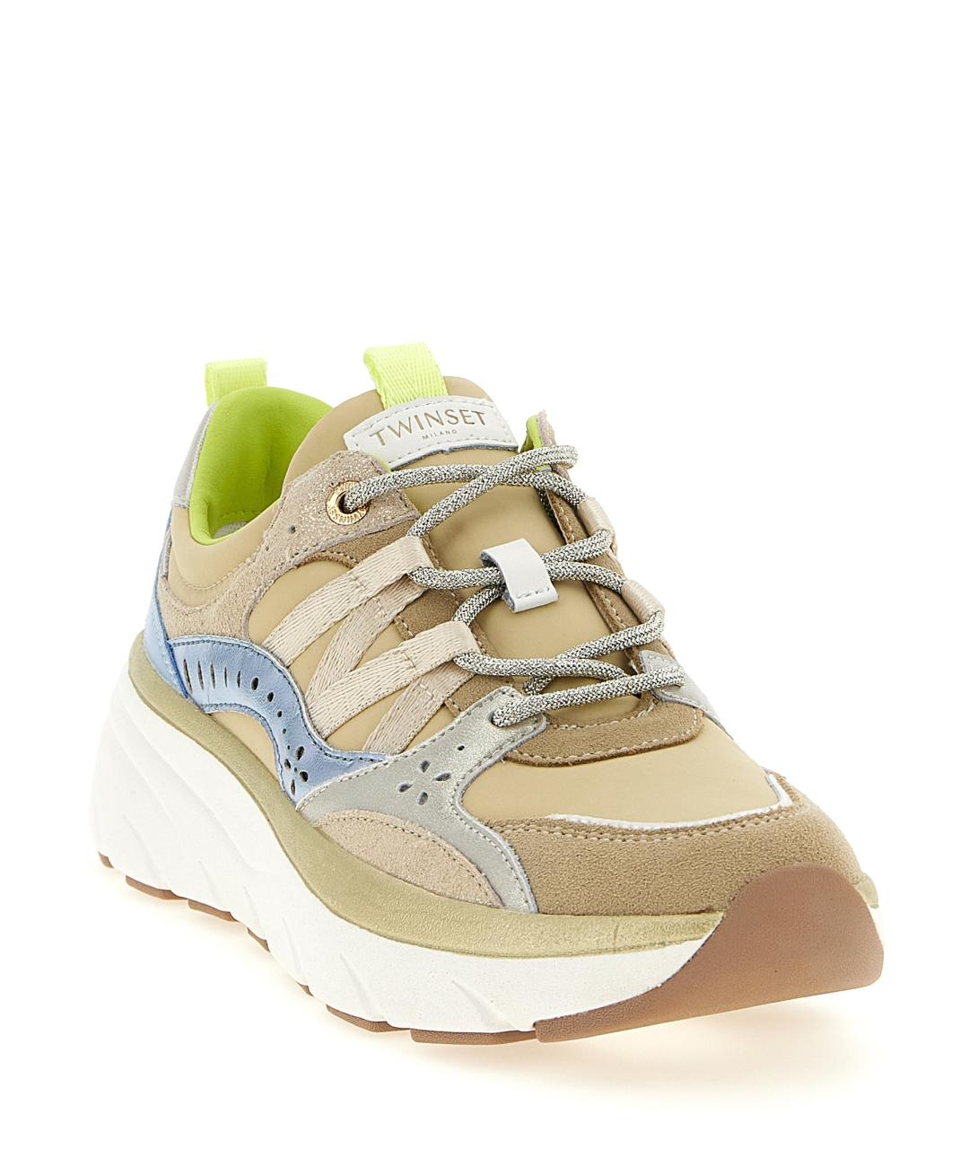 TWIN-SET Мульти замшевые кроссовки, фото 2