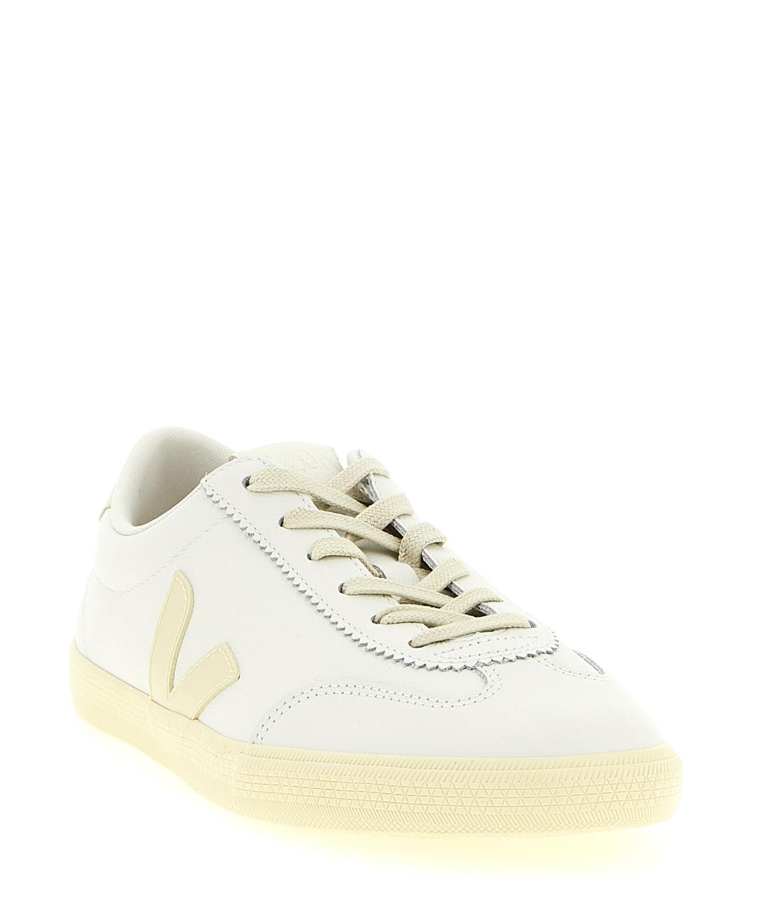VEJA Белые кожаные низкие кроссовки / кеды, фото 2
