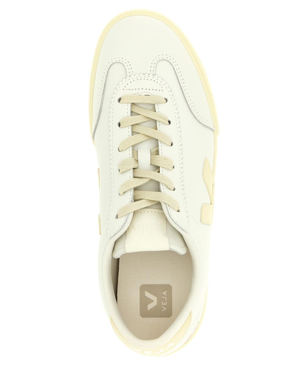VEJA Белые кожаные низкие кроссовки / кеды, фото 4