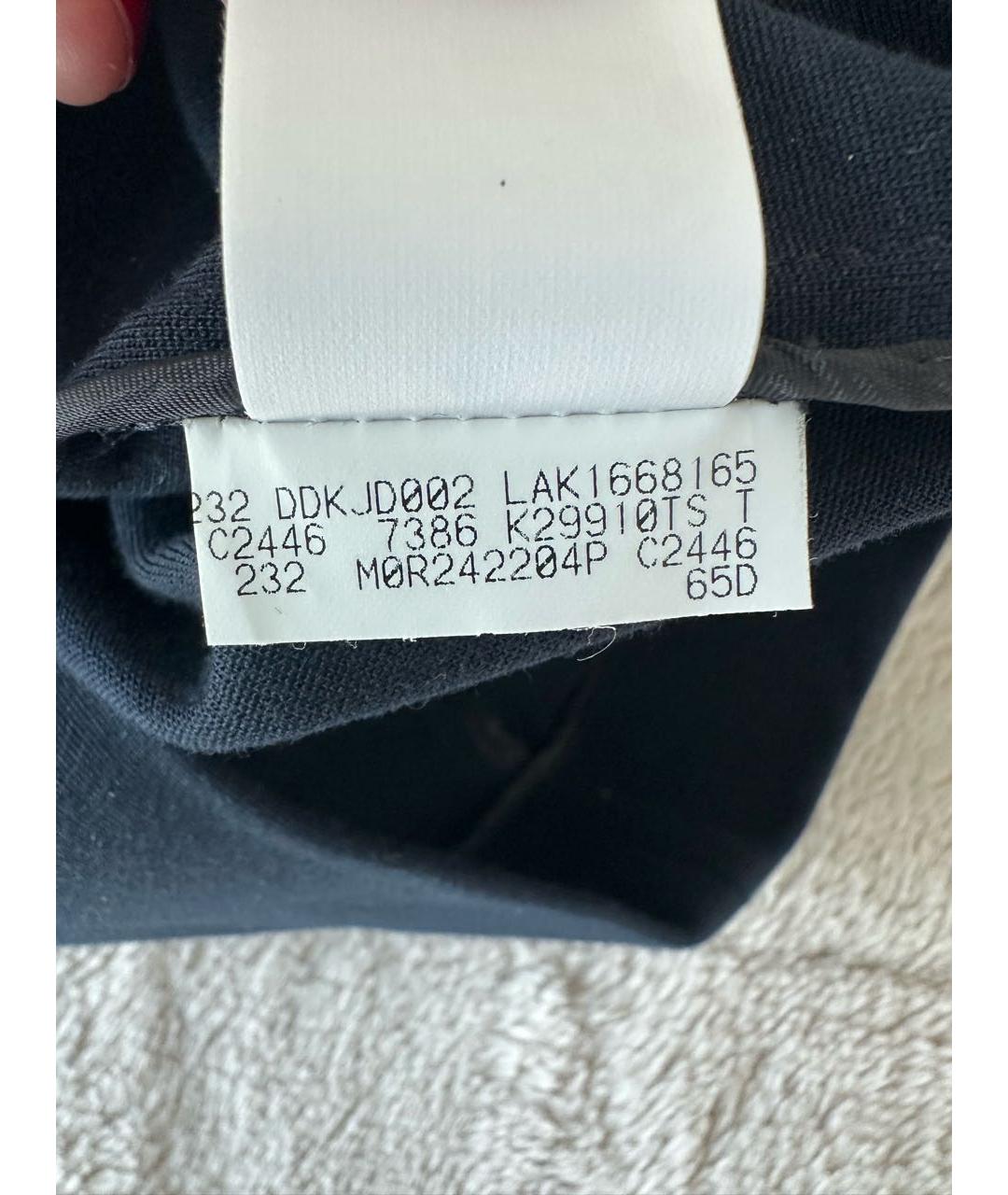 BRUNELLO CUCINELLI Темно-синий хлопко-эластановый жакет/пиджак, фото 7