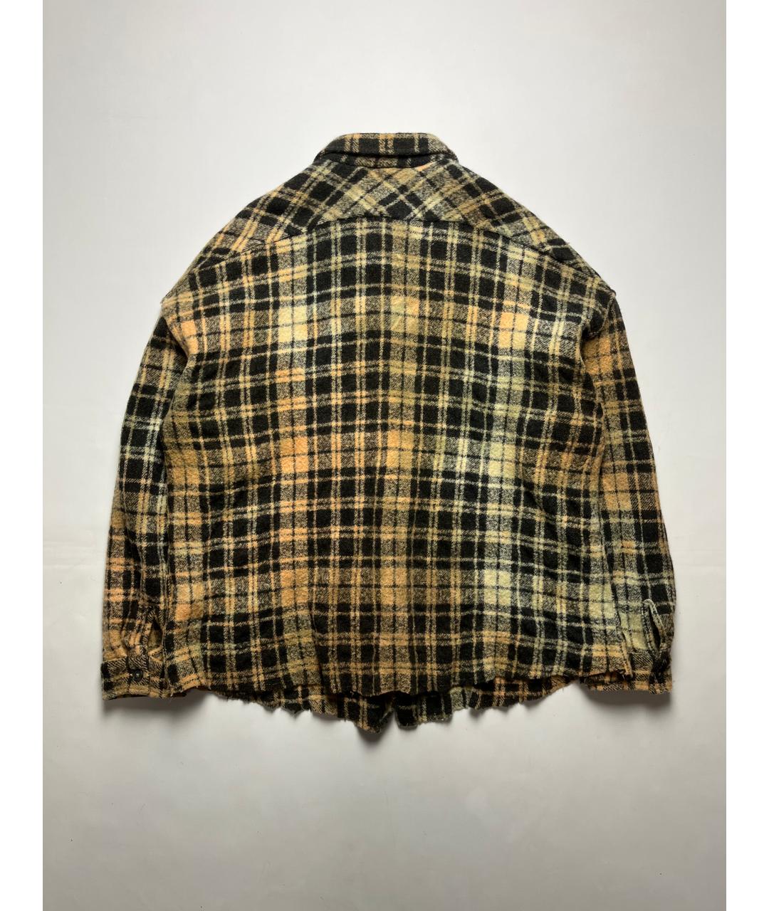 GIORGIO BRATO Черная шерстяная кэжуал рубашка, фото 4