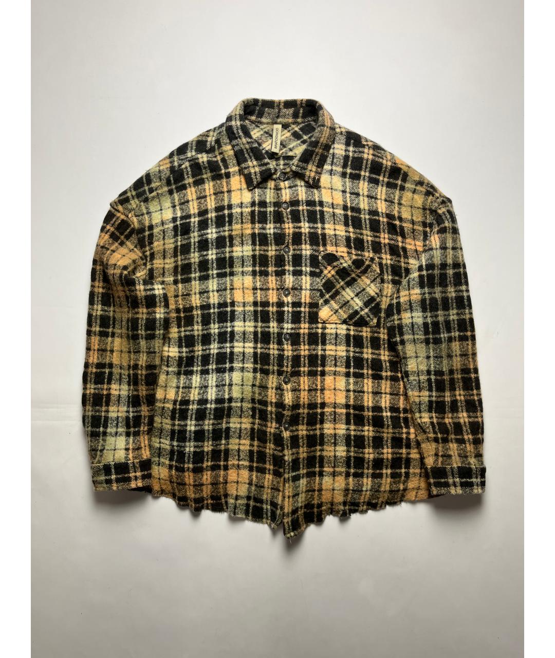 GIORGIO BRATO Черная шерстяная кэжуал рубашка, фото 8