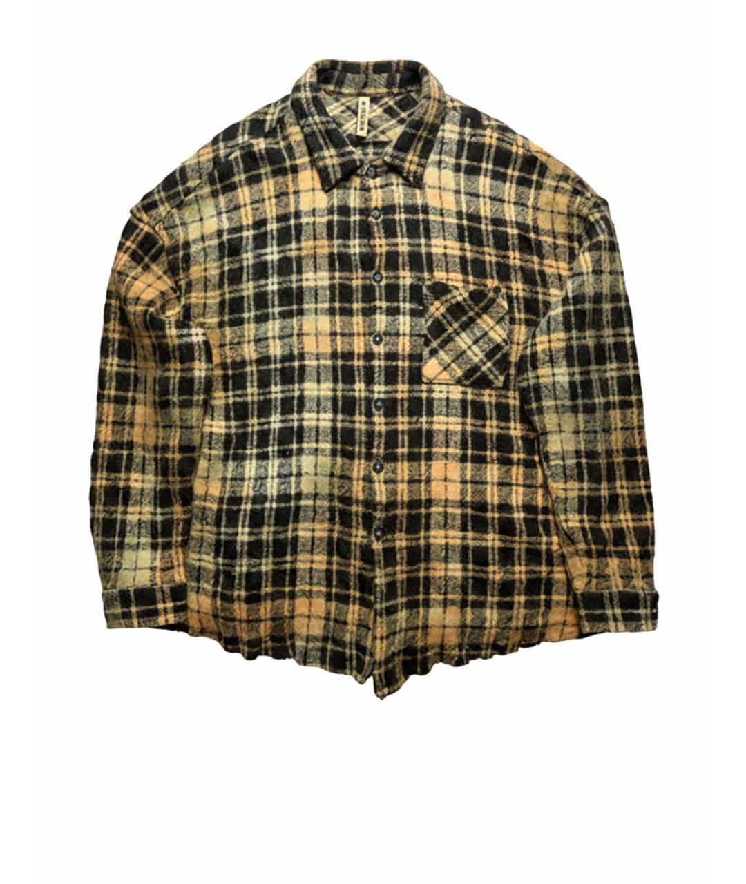 GIORGIO BRATO Черная шерстяная кэжуал рубашка, фото 1