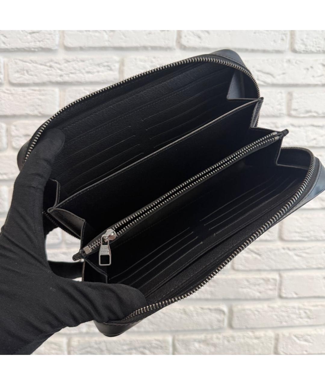 LOUIS VUITTON Черный кошелек, фото 8