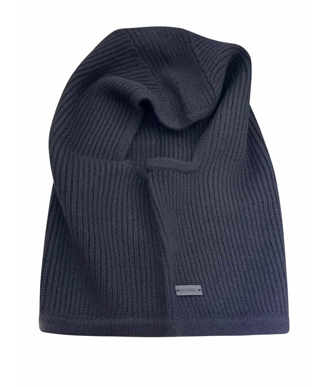 SAINT LAURENT Черный кашемировый капюшон, фото 1