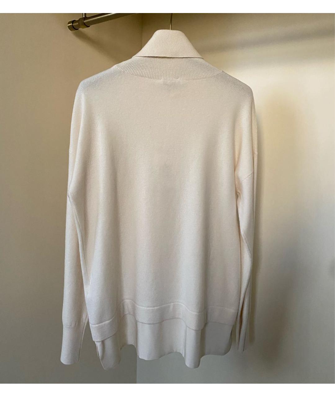 PESERICO Белая шерстяная водолазка, фото 8
