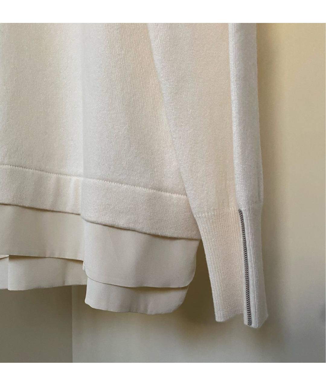 PESERICO Белая шерстяная водолазка, фото 7