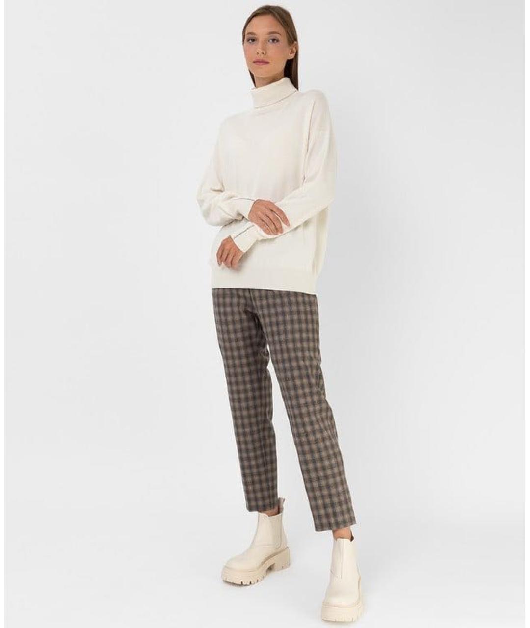 PESERICO Белая шерстяная водолазка, фото 4