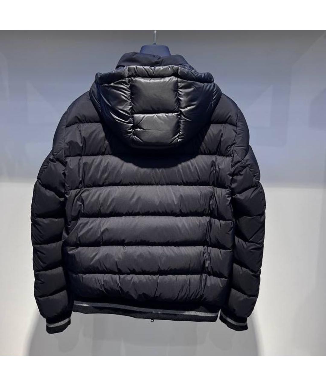 HERNO Черный полиамидовый пуховик, фото 2