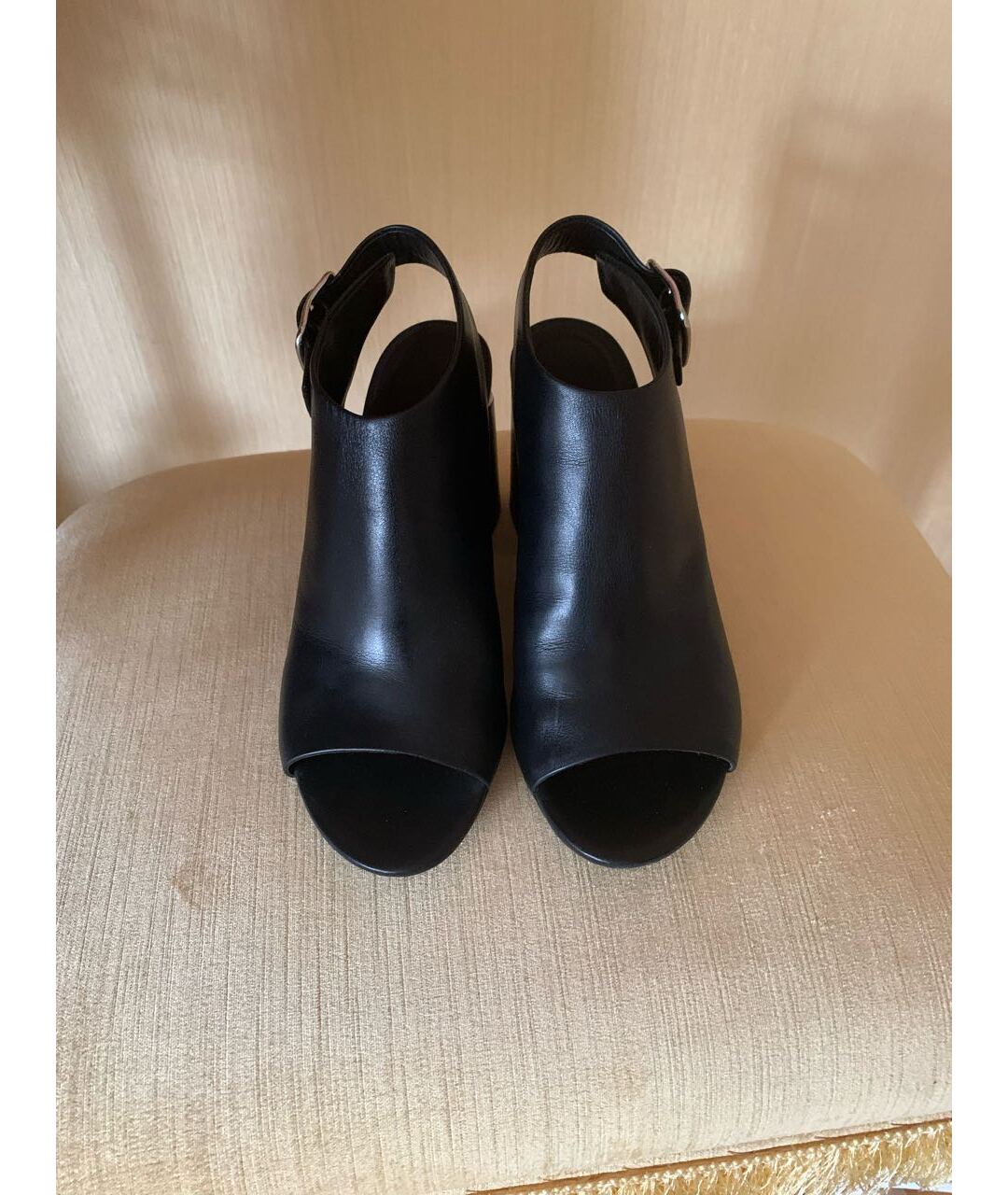 ALEXANDER WANG Черные кожаные босоножки, фото 2