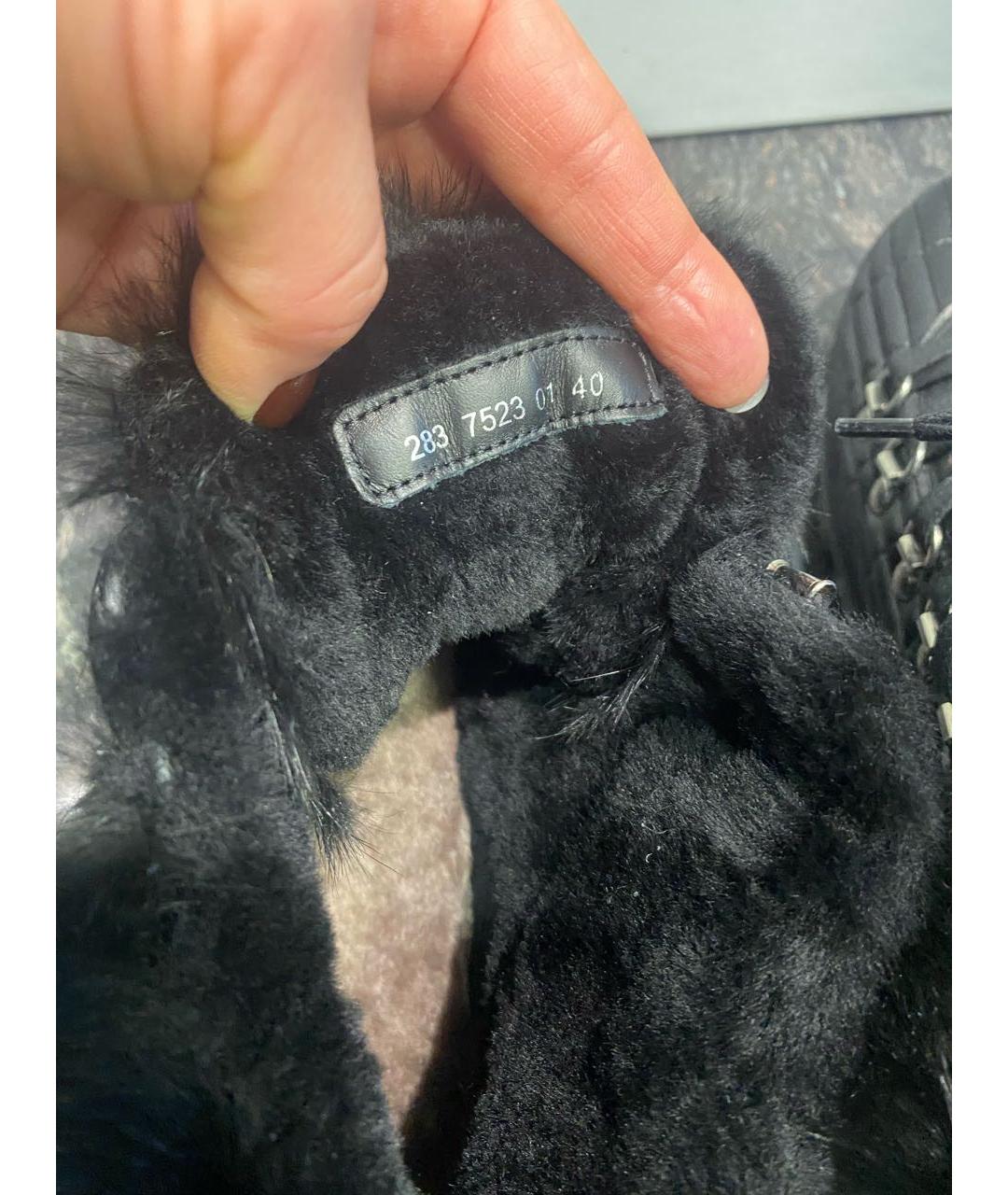 BOGNER Черные кожаные ботинки, фото 3