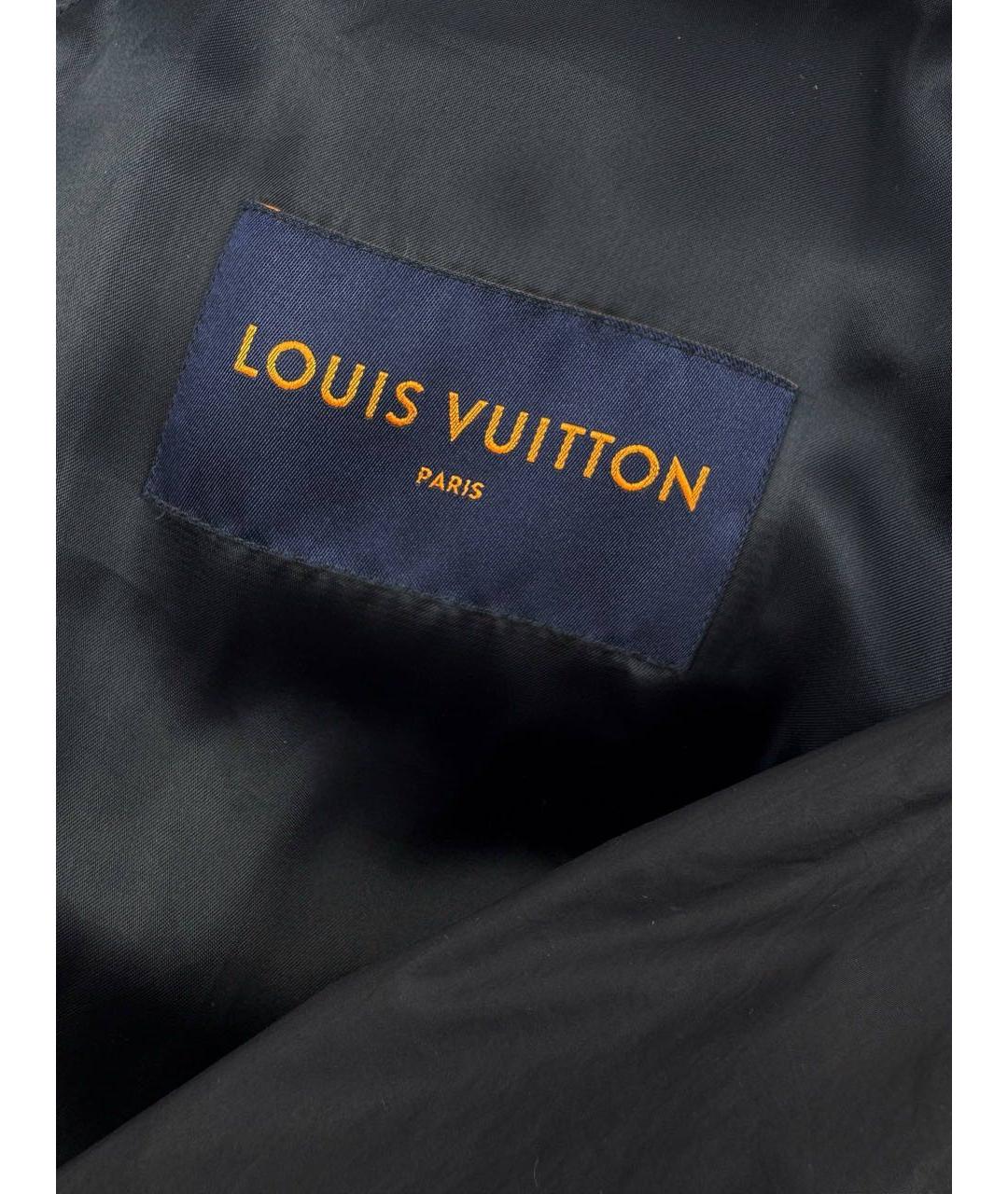 LOUIS VUITTON Черный деним пуховик, фото 7