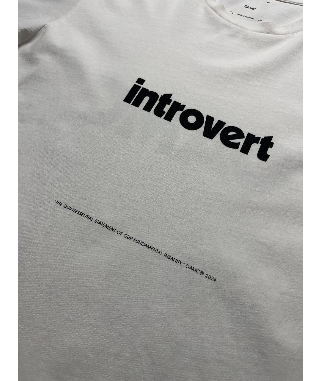 OAMC Белая хлопковая футболка, фото 3