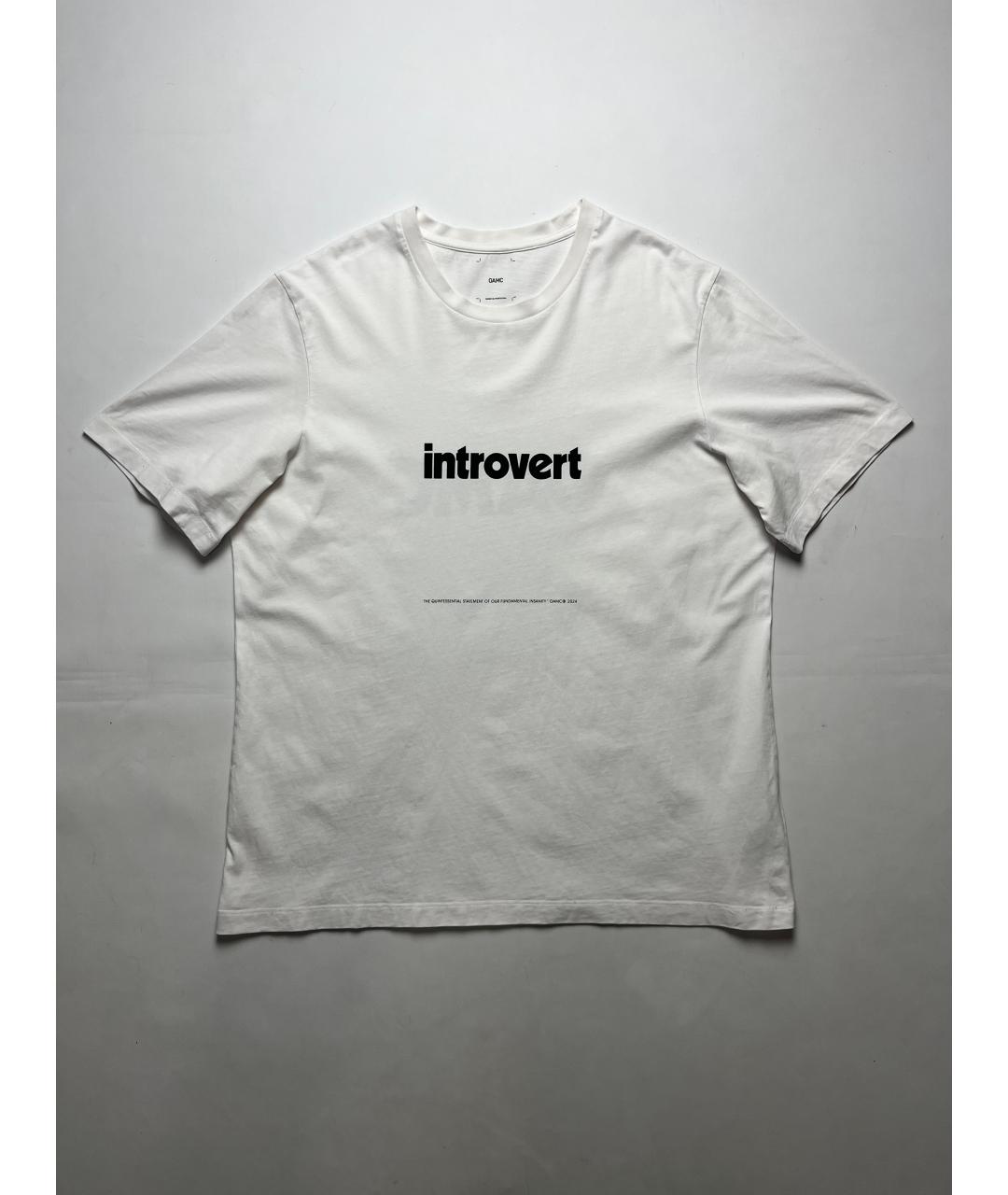 OAMC Белая хлопковая футболка, фото 9