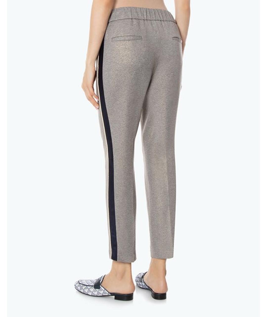 PESERICO Серые хлопковые спортивные брюки и шорты, фото 4