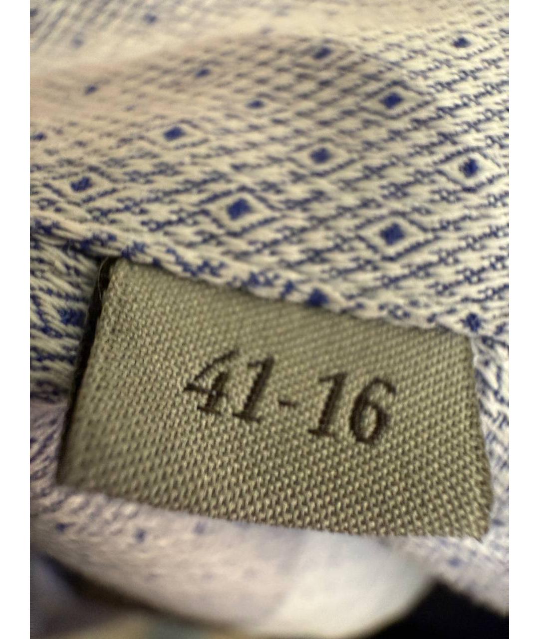 CANALI Голубая хлопковая кэжуал рубашка, фото 5