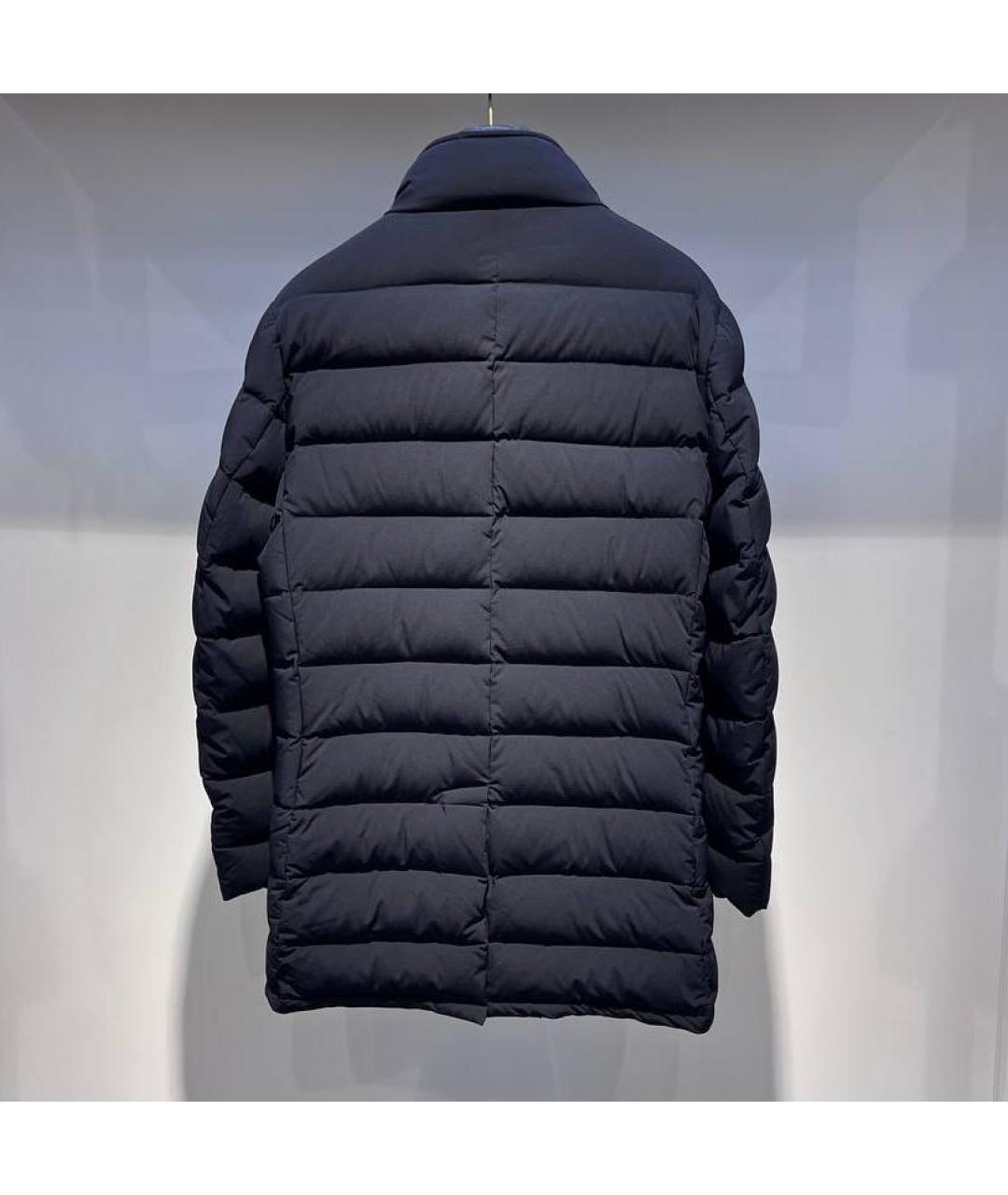 MOORER Черная полиэстеровая куртка, фото 2