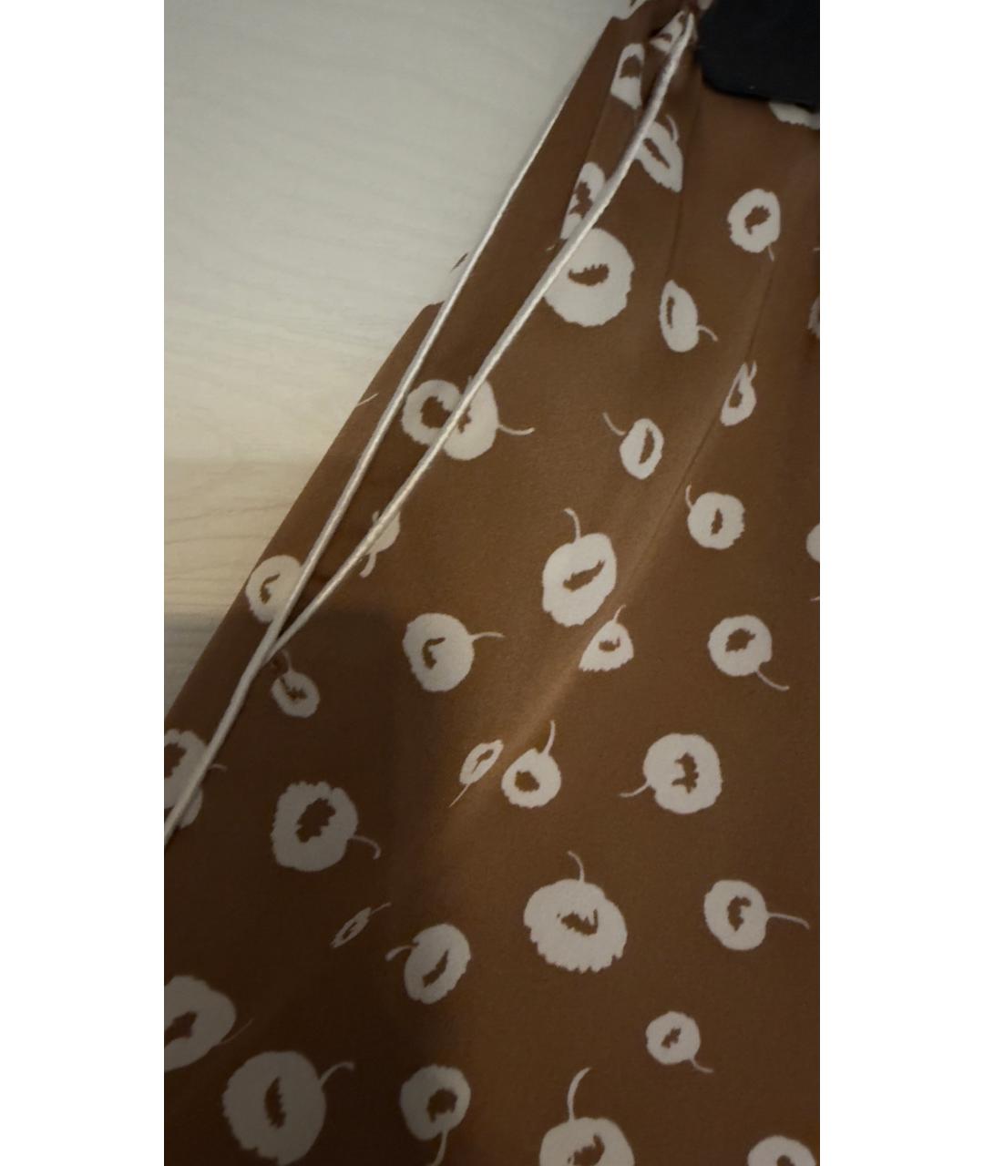 12 STOREEZ Коричневый полиэстеровый костюм с брюками, фото 9