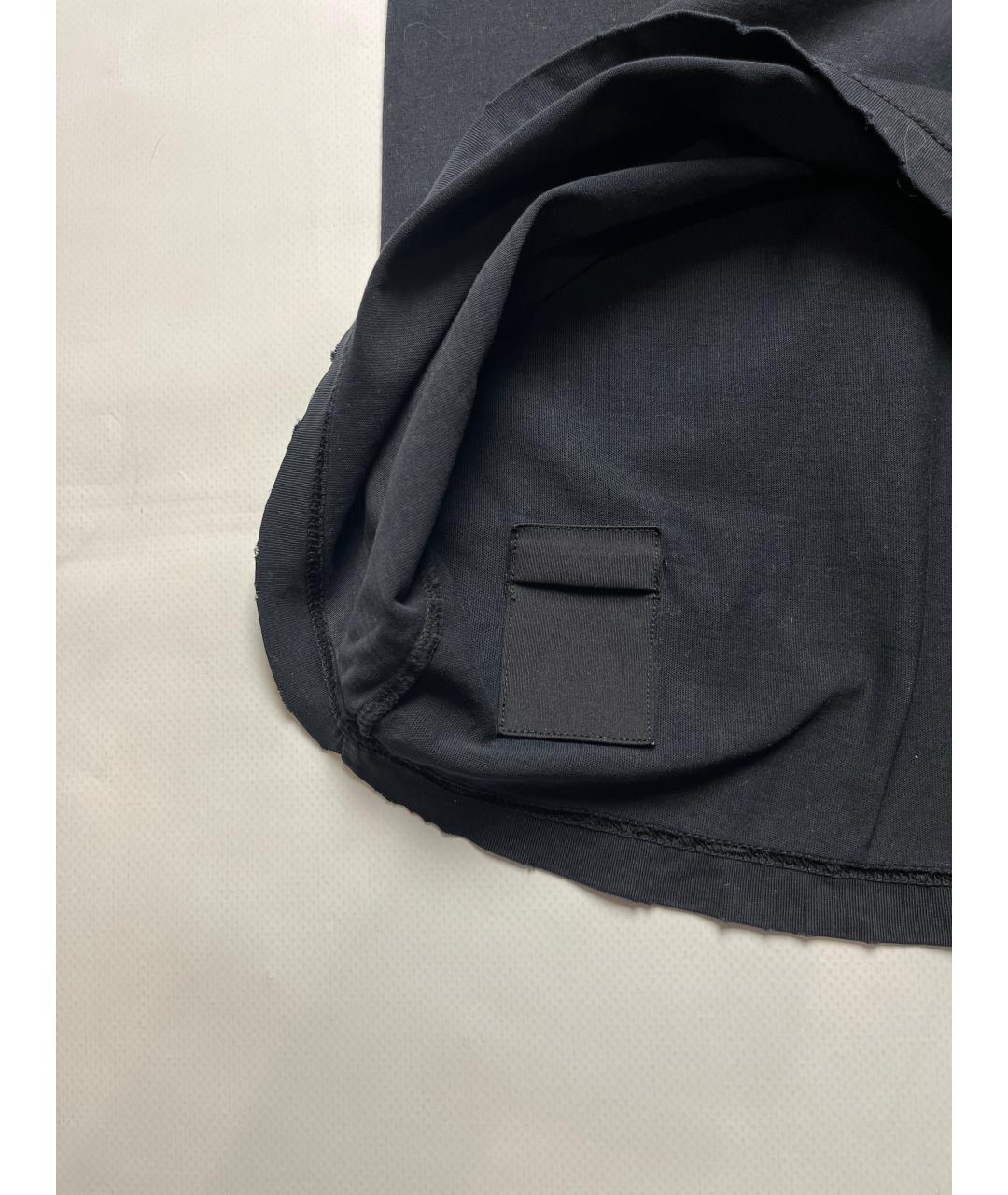 SATISFY Черная хлопковая футболка, фото 5