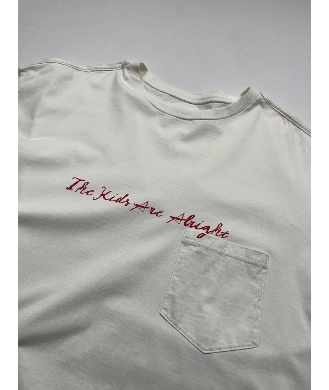 TAKAHIROMIYASHITA THE SOLOIST Белая хлопковая футболка, фото 2