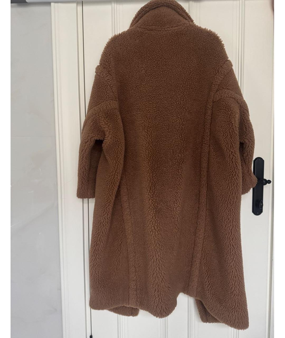 MAX MARA Оранжевое шерстяное пальто, фото 2